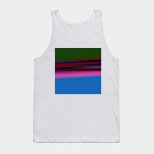 blue pink green red purple texture art Tank Top